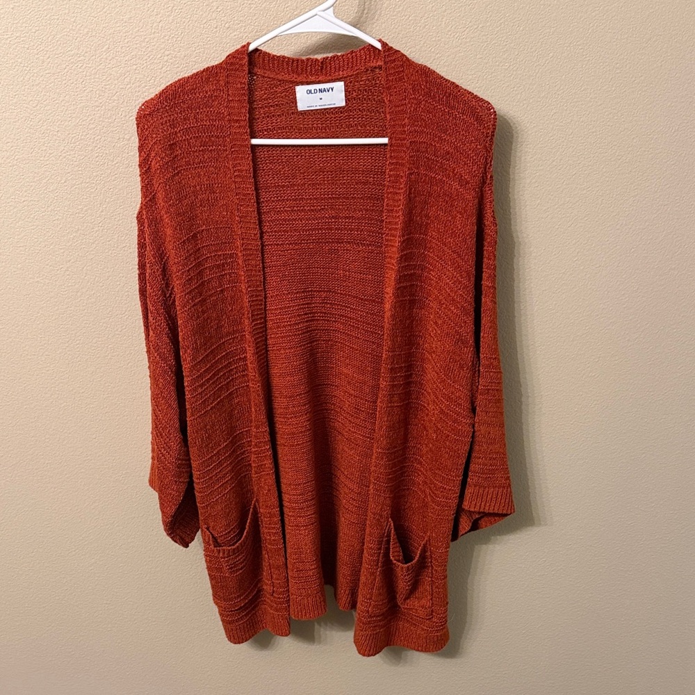 Old Navy Women's Rust Cardigan